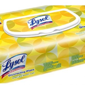 LYSOL DISINFECTANT WIPES FLATPACK CITRUS 80CT